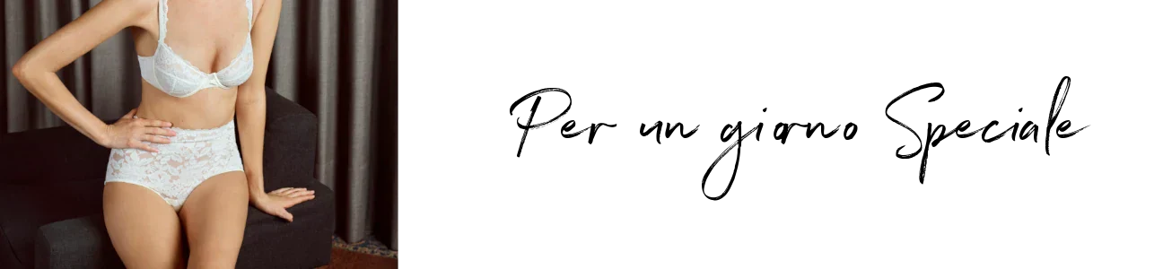 biancheria intima da sposa