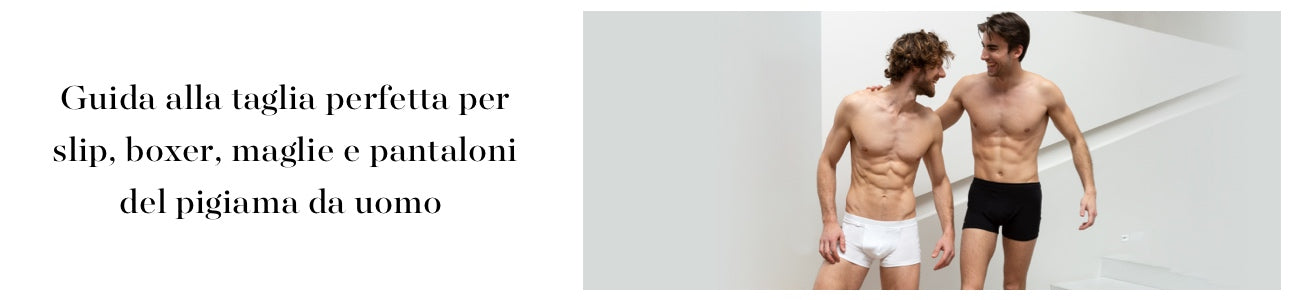 Guida alla taglia perfetta uomo
