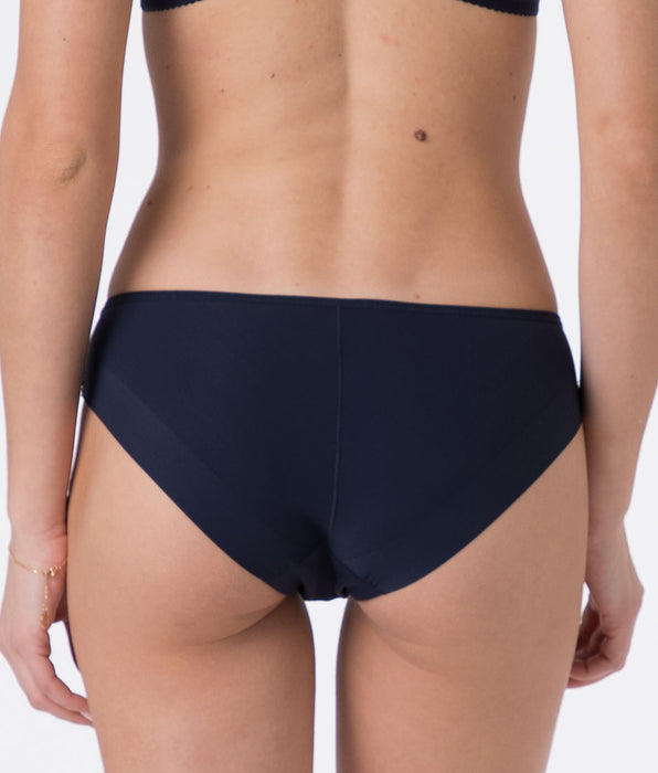 Slip Invisible in microfibra, blu navy