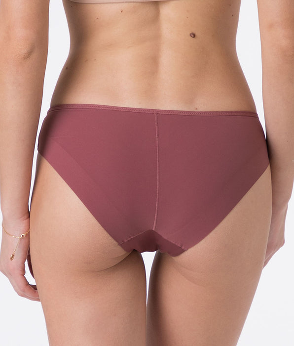 Lovable Invisible Microfibre Briefs, amaranth red