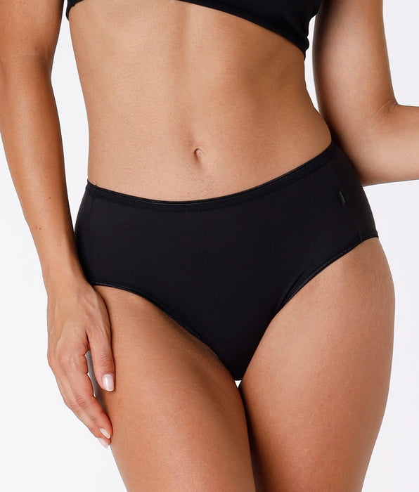 Lovable Slip midi lovely, nero in cotone soft