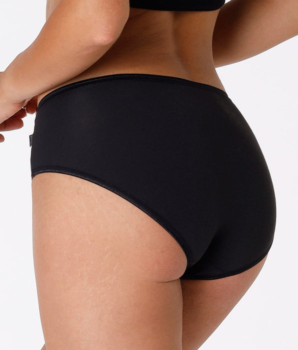 Lovable Slip midi lovely, nero in cotone soft