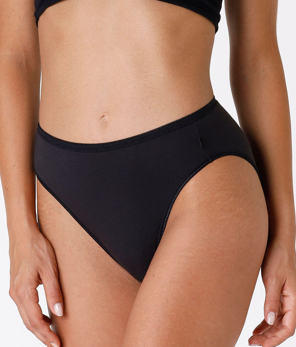 Lovable Slip tai lovely, nero in cotone soft