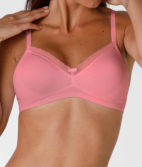 Lovable Reggiseno senza Ferretto My Daily Comfort in microfibra, rosa malva