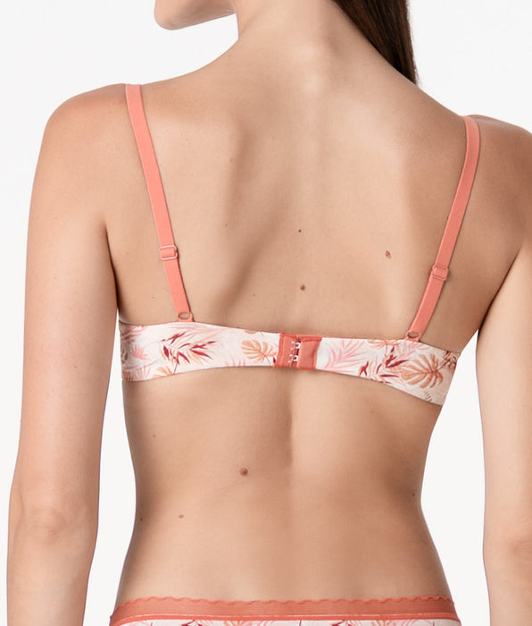 Lovable Reggiseno con Ferretto My Daily Comfort Printed in microfibra, rosa polvere stampato