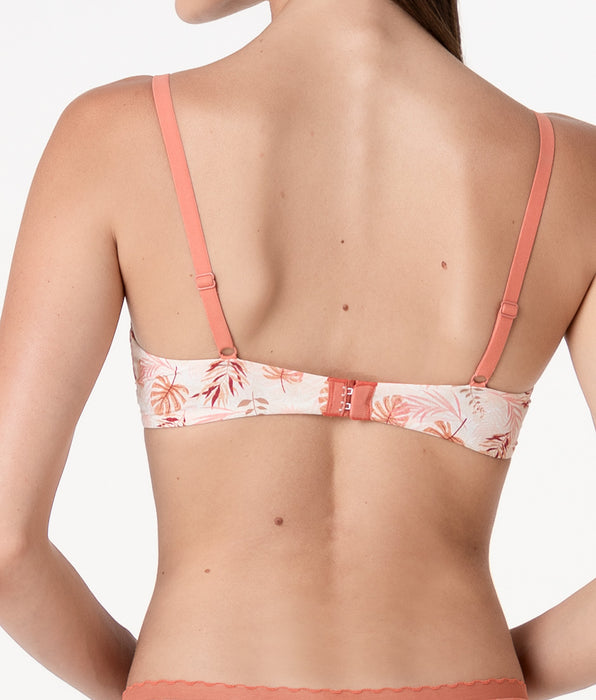 Lovable Reggiseno senza Ferretto My Daily Comfort Printed in microfibra, rosa polvere stampato