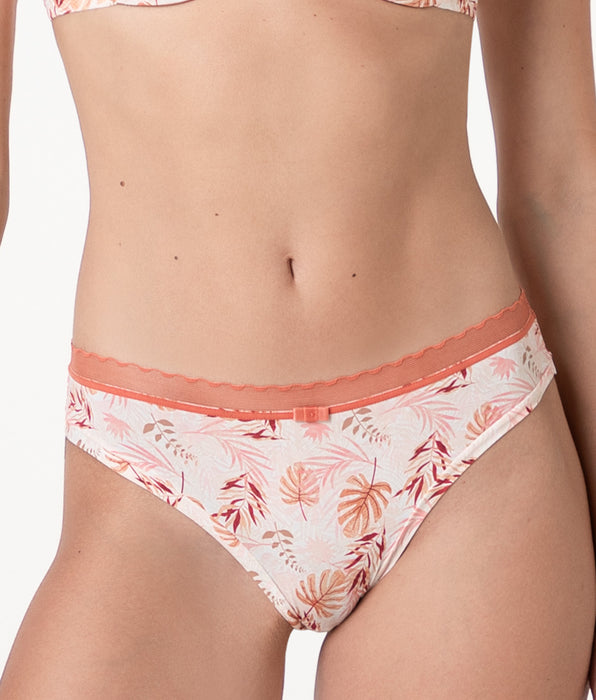 Lovable Slip My Daily Comfort Printed in microfibra, rosa polvere stampato