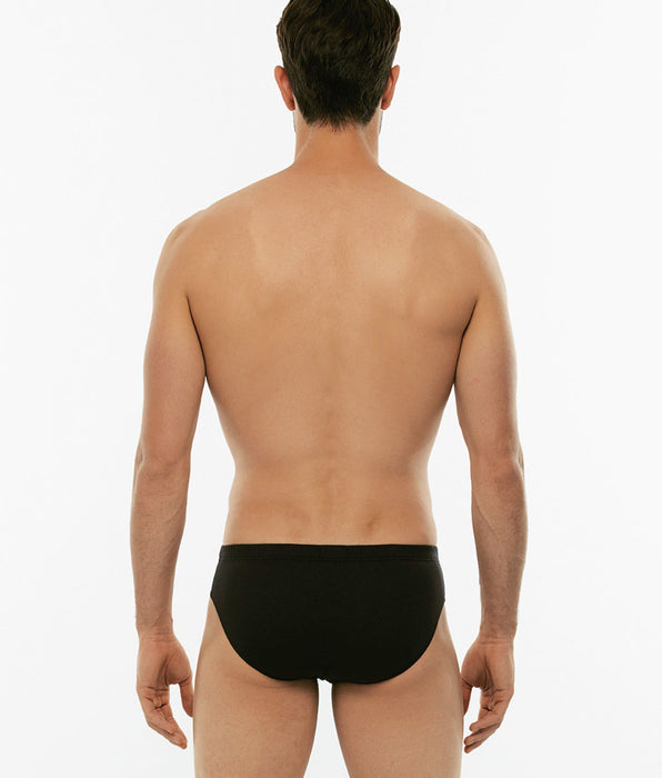 Lovable Bipack Slip 100% Pure Cotton nero in cotone