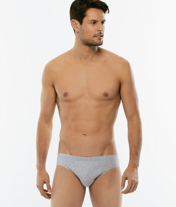 Lovable Bipack Slip 100% Pure Cotton grigio melange in cotone