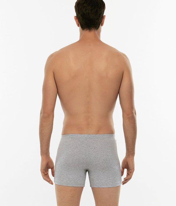 Lovable Boxer parigamba 100% Pure Cotton grigio melange in cotone