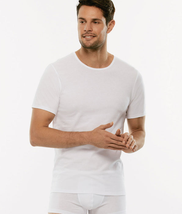 Lovable T-shirt girocollo 100% Pure Cotton bianco in cotone