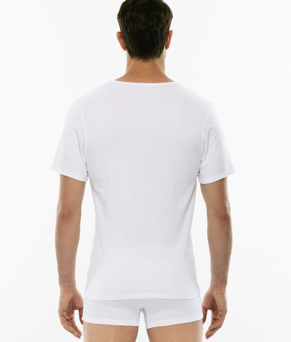 Lovable T-shirt girocollo 100% Pure Cotton bianco in cotone
