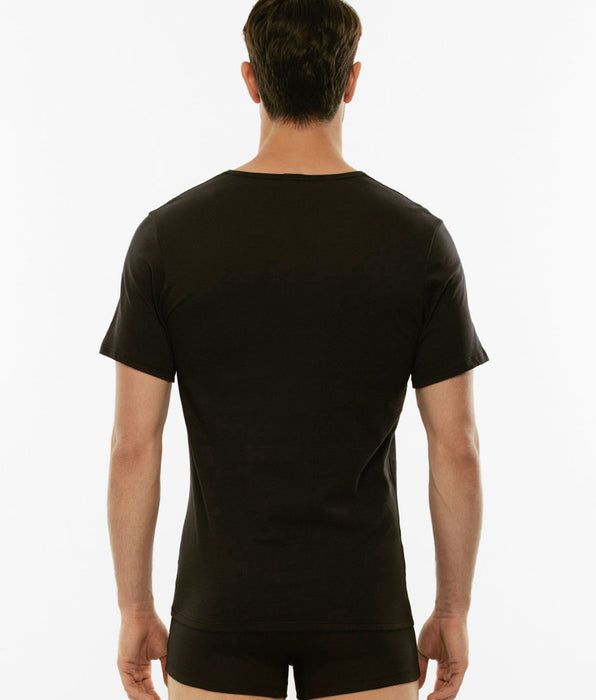 Lovable T-shirt girocollo 100% Pure Cotton nera in cotone