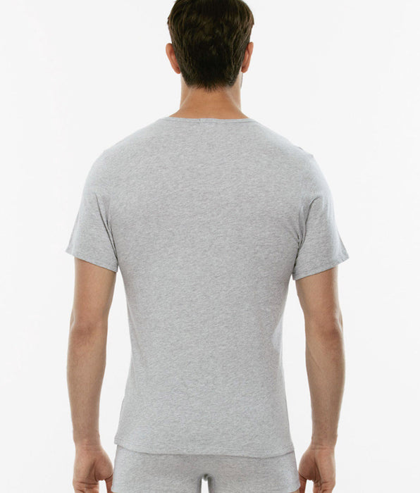 Lovable T-shirt girocollo 100% Pure Cotton grigio melange in cotone