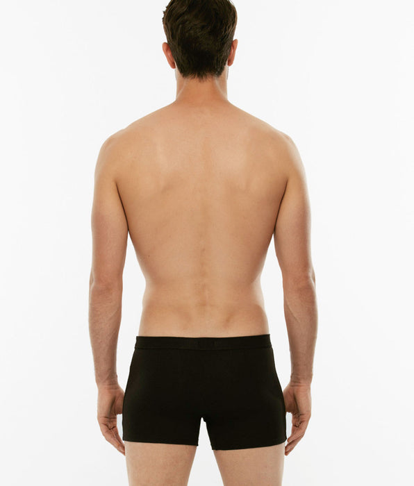 Lovable Short boxer Cotton Stretch nero in cotone elasticizzato