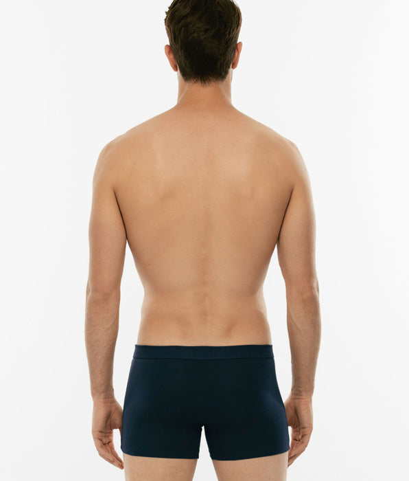 Lovable Short boxer Cotton Stretch blu in cotone elasticizzato