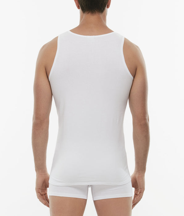 Lovable Canotta Cotton Stretch in cotone elasticizzato, bianco