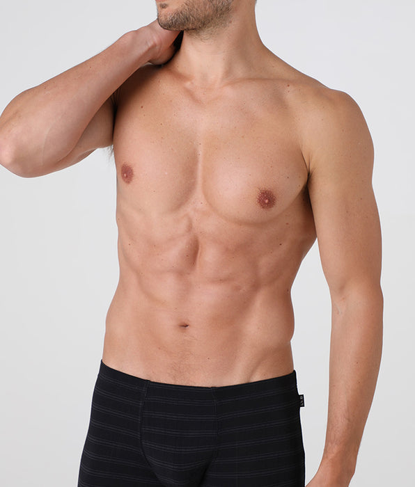 Lovable Boxer uomo in micromodal, nero