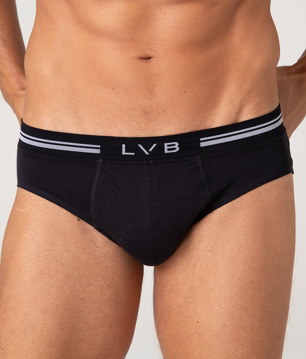 Lovable Slip Comfort 360 Stretch Cotton, nero