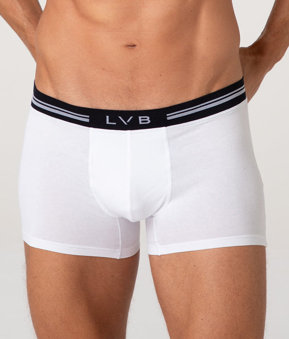 Lovable Boxer Comfort 360 Stretch Cotton, bianco