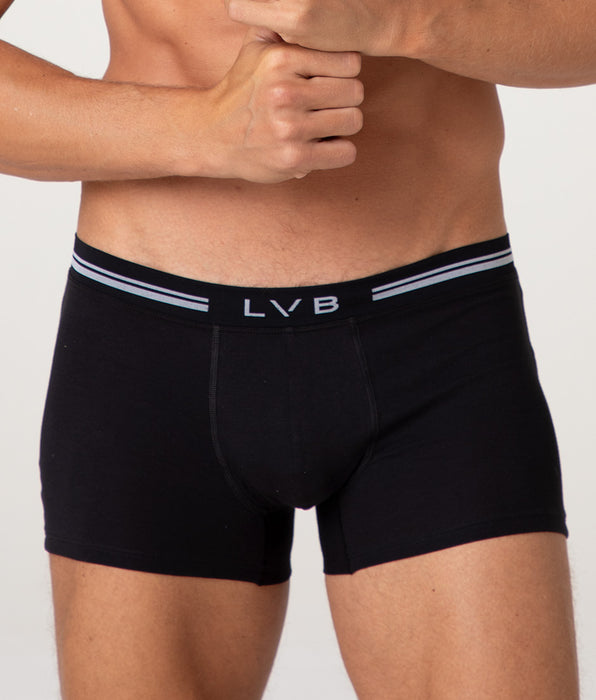 Lovable Boxer Comfort 360 Stretch Cotton, nero