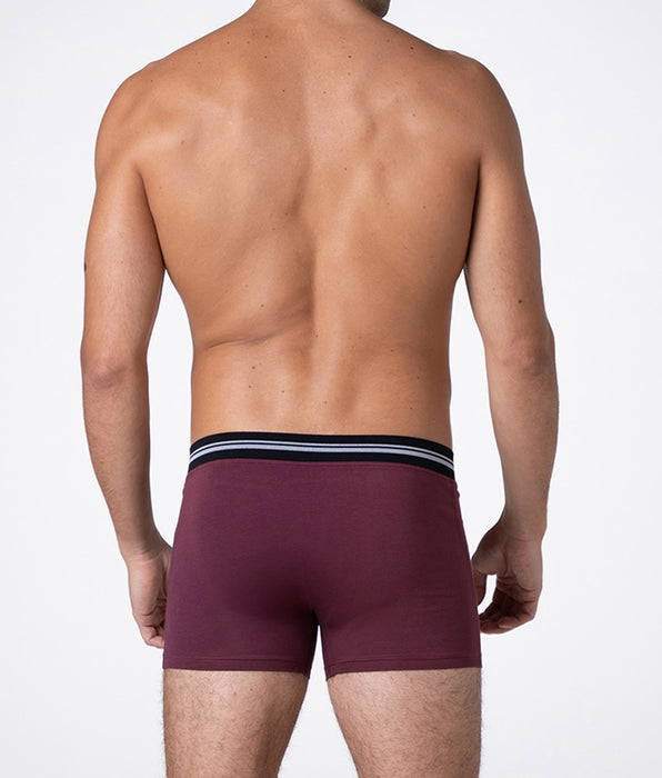 Lovable Boxer Comfort 360 Stretch Cotton, bordeaux