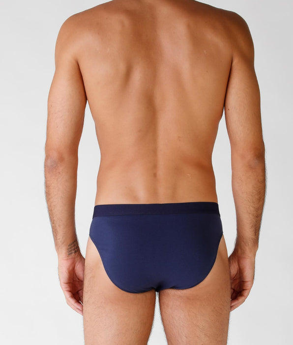 Lovable Slip in cotone elasticizzato, confezione x4 blu