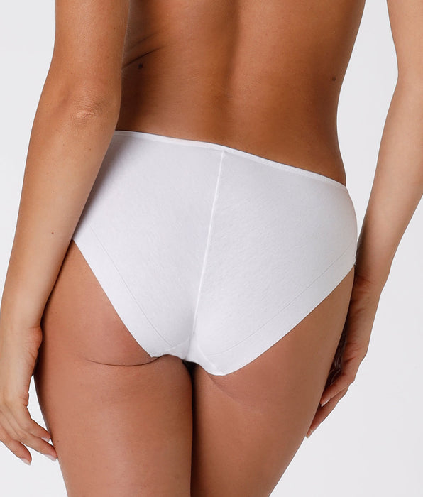 Lovable Slip midi Invisible Cotton bianco in cotone. Massima invisibilità