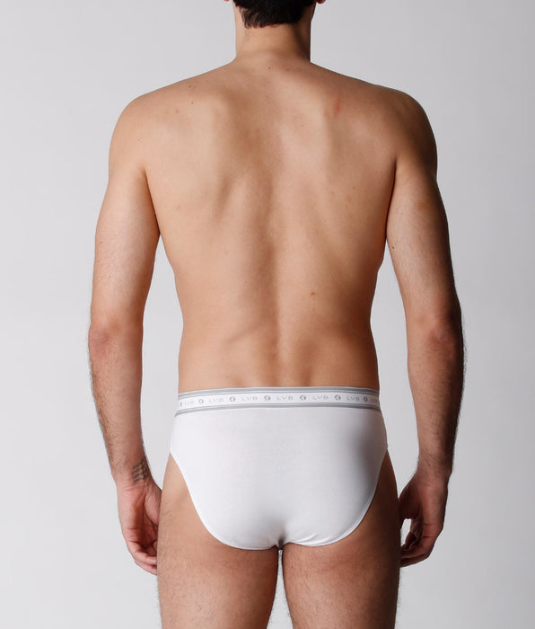 Lovable Slip uomo in cotone biologico, confezione x2 bianco