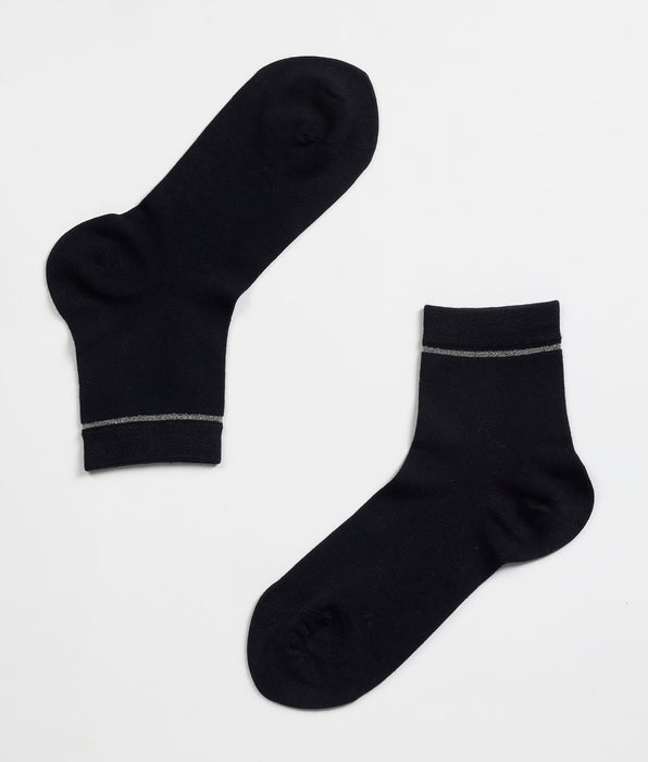 Lovable Fancy Bamboo Socks, navy blue
