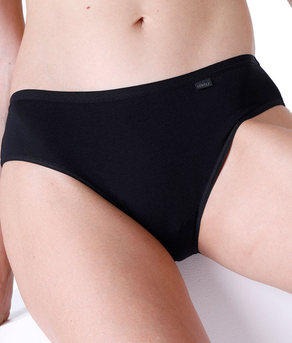 Lovable Slip mini lovely in cotone modal, nero