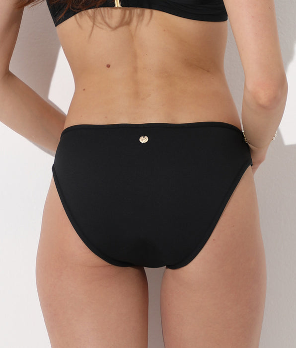 Lovable Swimsuit Slip Medium Flow Beachwear Period Panties in microfiber technical fabric, black