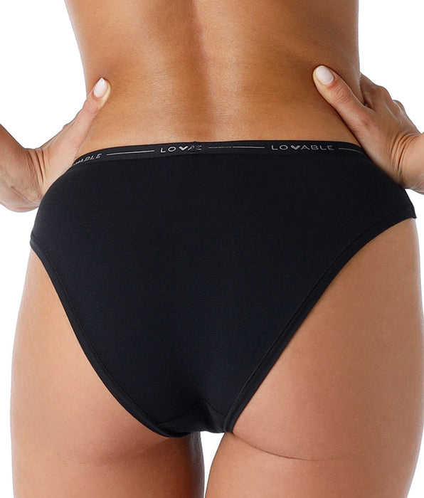 Lovable Slip My Lovable in Cotone Modal, nero