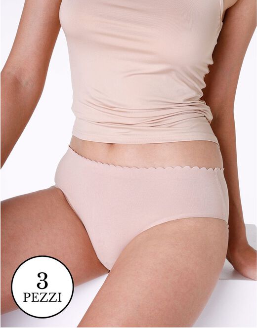 Lovable Multipack Slip invisible softness, nude