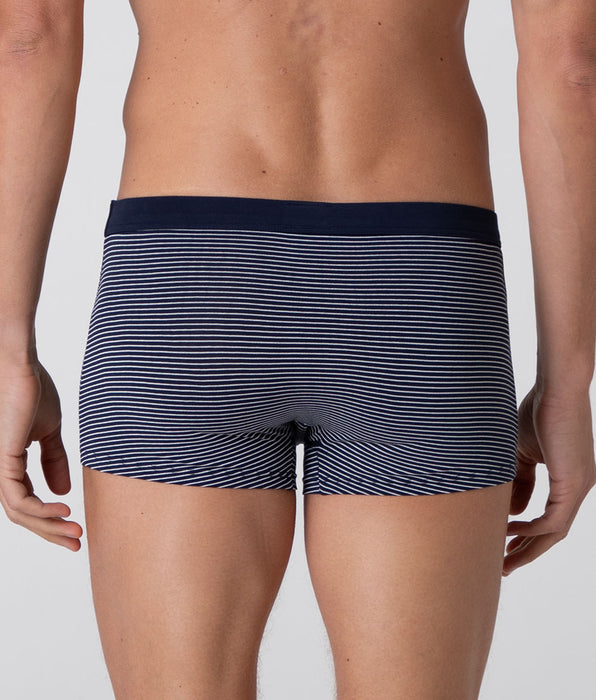 Lovable Boxer Casual Stretch Cotton, righe blu e avorio