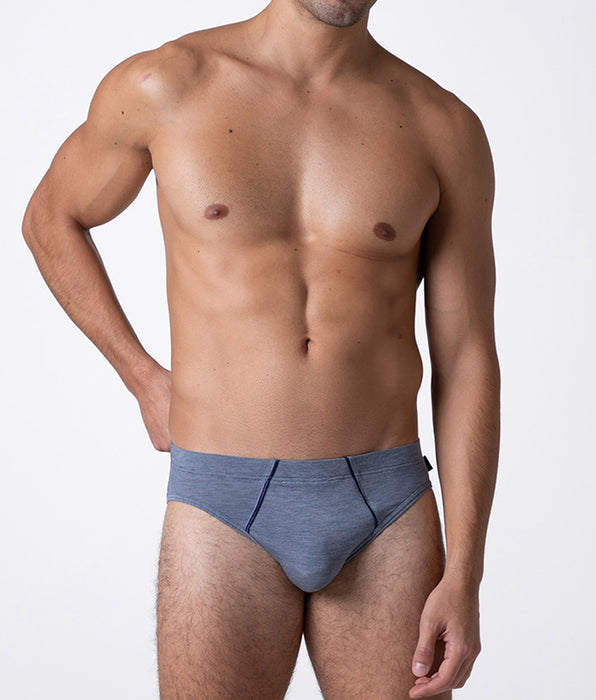 Lovable Slip Micromodal Fil a Fil, azzurro jacquard