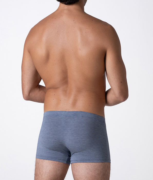 Lovable Boxer Micromodal Fil a Fil, azzurro jacquard