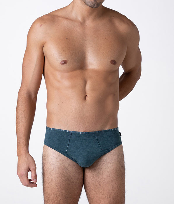 Lovable Slip Rephined Cotton Modal, verde melange