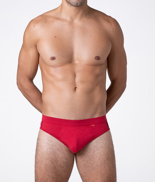 Lovable Slip Solid Red Xmas, rosso profilo check