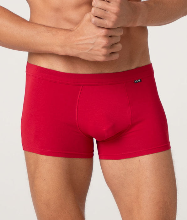 Lovable Solid Red Xmas Boxer, Christmas Red