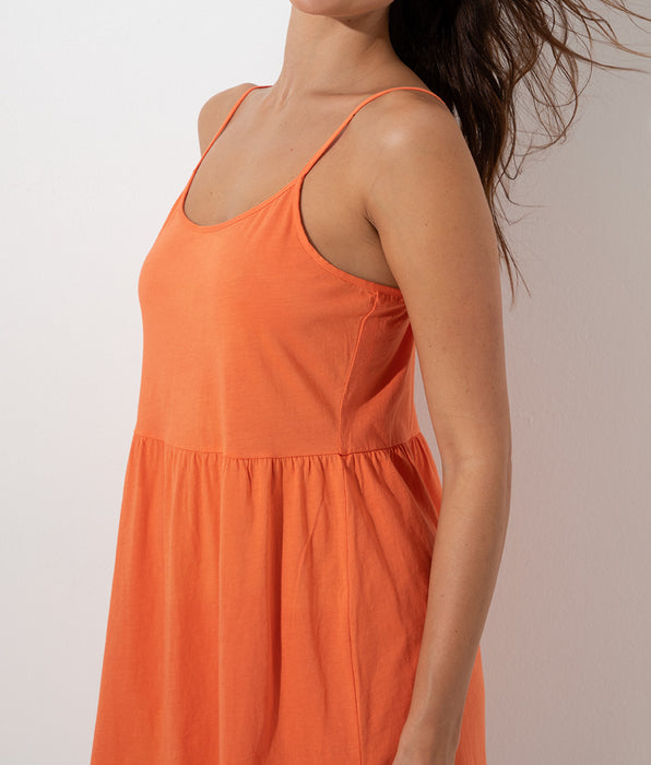Lovable Abitino con Spalline in cotone, pesca