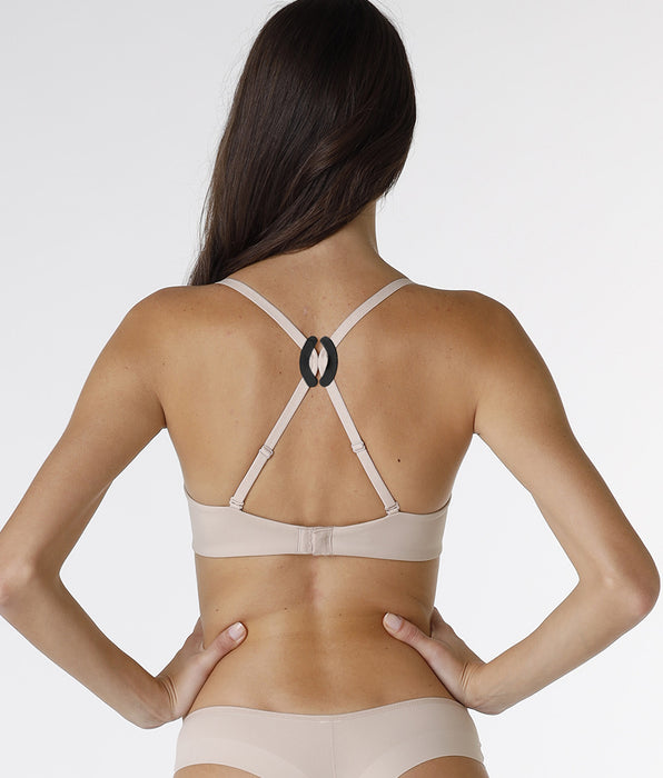 Lovable Ganci per spalline Invisible Secret, confezione x2 nero e trasparente