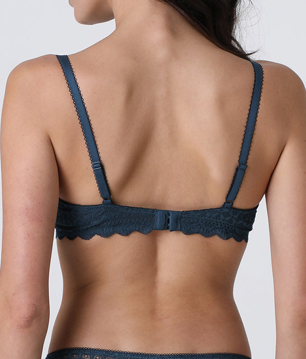 Lovable Reggiseno con Ferretto Graphic Lace in pizzo, ottanio