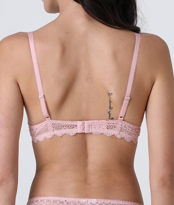 Lovable Reggiseno Imbottito con Ferretto Graphic Lace in pizzo, rosa vintage