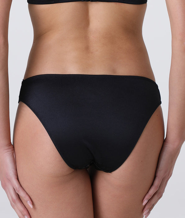 Lovable Slip L'Elegance in pizzo e microfibra, nero