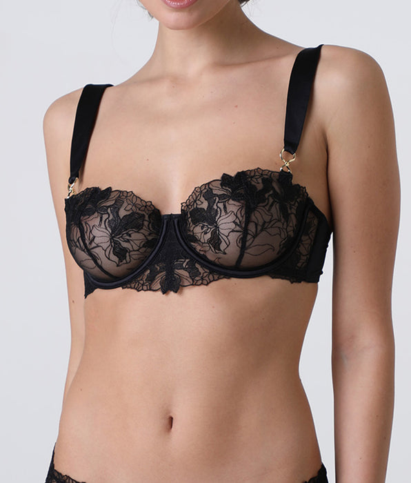 Lovable Reggiseno Balconette con Ferretto L'Elegance, nero