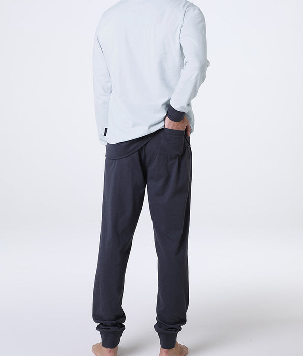 Lovable Pigiama Lungo Girocollo in Jersey, azzurro chiaro