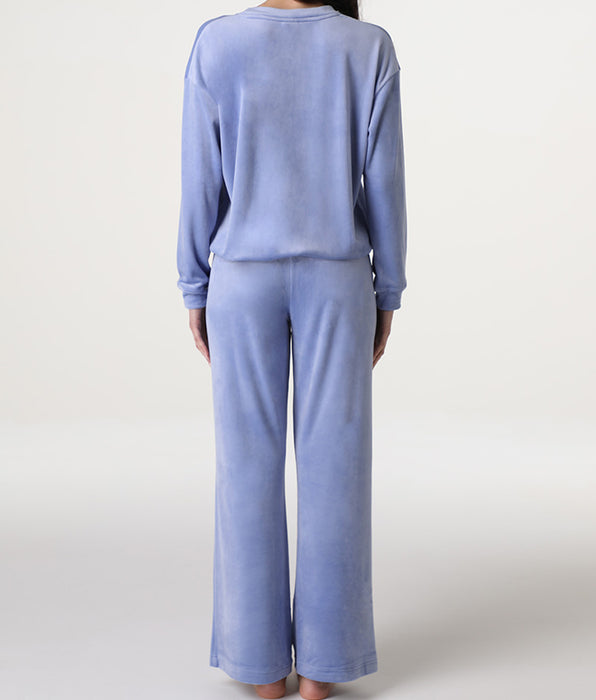 Lovable Pigiama girocollo in Ciniglia, ortensia