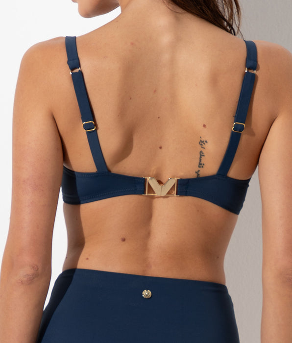 Lovable Costume Reggiseno Vela con Ferretto Rephined Shaping Micro, blu notte