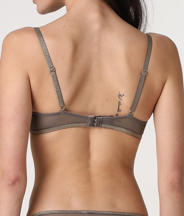 Lovable Reggiseno con ferretto Animalier Mesh in tulle, visone